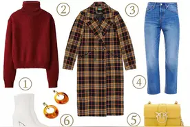 如何穿出靓丽青春风？请收好这份彩色格子穿搭秘诀图片