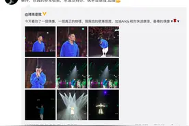 唱到失声，刘德华演唱会被迫中止，任达华舒淇陈晓东等齐声援图片
