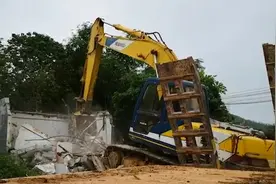 对违建零容忍，重拳出击，惠州白花镇12月拆违7000平方米