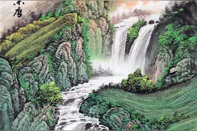 《千里莺啼绿映红》名人山水画赏析图片