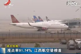 准点率91.74% 江西航空登榜首视频封面