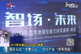 「“2018最佳雇主”评选」南昌：国企占近“半壁江山” 文化产业“异军突起”视频封面