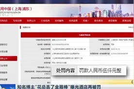 用具不符合卫生标准 知名博主“花总丢了金箍棒”曝光酒店再被罚视频封面