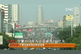 宁夏2018年为企业减负213亿元视频封面