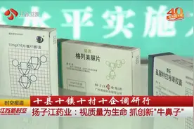 扬子江药业2018年有6个品种实现进口替代，领跑全国同行视频封面