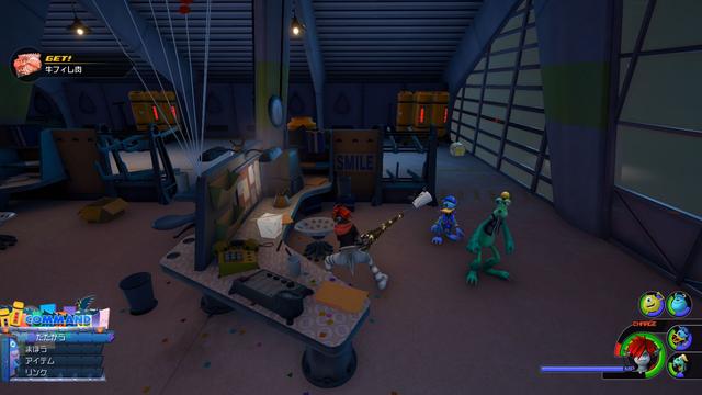 《王国之心3》截图展示经典角色和烹饪小游戏