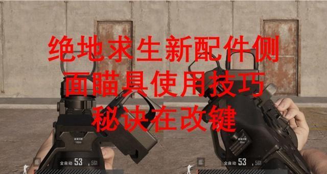 pubg侧面镜按哪个键（绝地求生问君可知侧面瞄具怎么用设置方法攻略秒懂）