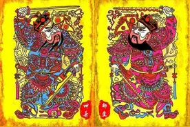 门神到底有几对？该贴神荼郁垒还是秦琼尉迟恭？图片