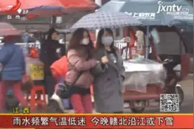 江西：雨水频繁气温低迷 2月9日晚赣北沿江或下雪视频封面