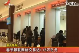 春节银联网络交易达1.16万亿元视频封面