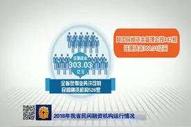 截止2018年年末，山东获得业务许可的民间融资机构526家视频封面