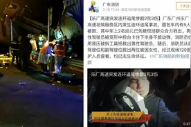 2死3伤，市民拍下广州乐广高速事故现场：2名幼儿被撞出车外视频封面