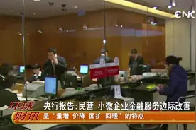 央行报告：民营 小微企业金融服务边际改善视频封面