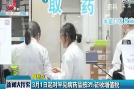 3月1日起对罕见病药品按3%征收增值税视频封面