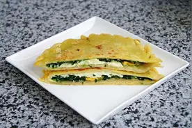 韭菜鸡蛋饼，这么做最香！太鲜美了，好吃到停不下来图片