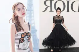 baby时装周又惊艳，换了低马尾发型，气质都好了好几倍！图片