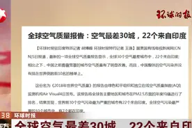全球空气最差30城，22个来自印度！中国并未排在世界倒数前10名！视频封面