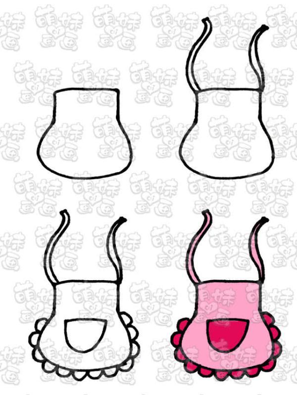 如何用网格本手绘简笔画？（简单的生活用品简笔画）