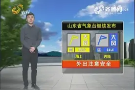 阵风九级，山东省气象台发布内陆大风蓝色预警，气温偏低注意保暖视频封面