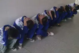 宿迁一教师嫌吵让全班学生自扇耳光数十下，纪检介入图片