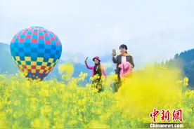 从“卖籽”到“卖风景” 贵州油菜花海助力乡村振兴图片
