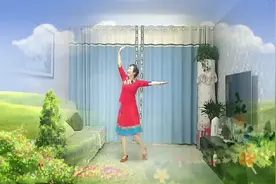 陕西红梅傲雪《雨夜广场舞  天上的纳木错  原创藏舞附教学》