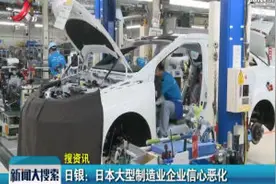 日银：日本大型制造业企业信心恶化视频封面