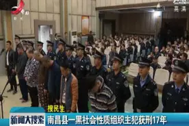 南昌县一黑社会性质组织主犯获刑17年视频封面