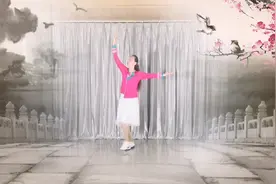 嘉兴秀州李姐《雨夜广场舞  天上的纳木错  原创藏舞附教学》