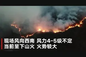 昆明龙池山发生山火 火场植被茂密有高压线 150人正扑救视频封面
