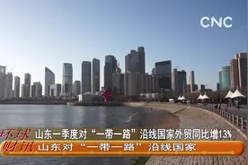 山东一季度对“一带一路”沿线国家外贸同比增13%视频封面