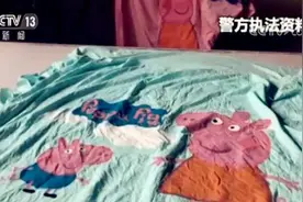 江苏南通：在某知名电商平台销售 “小猪佩奇”伪劣儿童床品窝点被捣毁图片