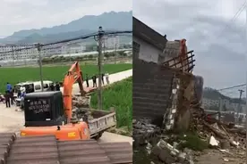 房主为阻拆房高坠摔伤，政府称系自行滑落视频封面