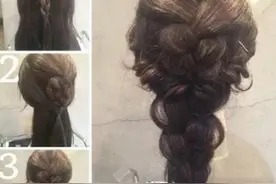 没有一双巧手心密就能做这些辫子造型 简单编发把精致梳出实体化图片