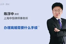 办理离婚需要什么手续视频封面