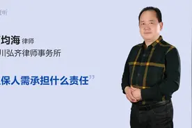 担保人需承担什么责任视频封面