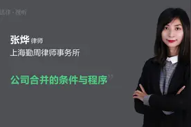 公司合并的条件与程序视频封面