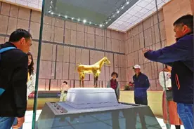 西安陕历博展出“鎏金铜马” 以拟人方式介绍引争议图片