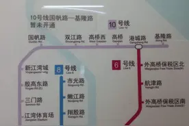 上海又一条越江轨交线在“日长夜大”，10号二期设站6座，港城路站可换乘6号线图片