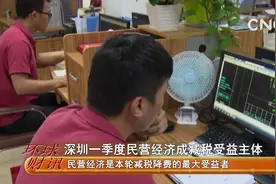 深圳一季度民营经济成减税受益主体视频封面