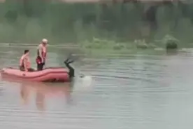 东莞男子在同沙水库钓鱼，为捡落水鱼竿跳入水库，结果消失水面！图片