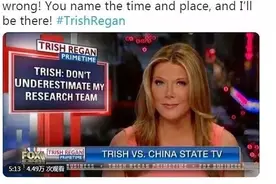 应战美国FOX女主播的中国女主播刘欣，有何来头？图片