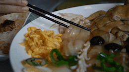 花胶煮北极贝裙 花胶贝柱汤