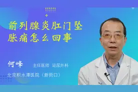 前列腺炎肛门坠胀痛怎么回事视频封面