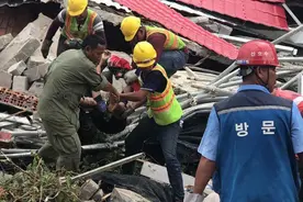 柬埔寨一座中资投建大楼坍塌，已致24死24伤图片
