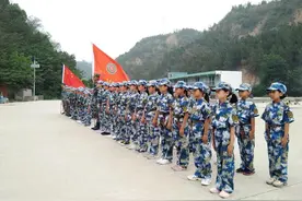 河南国防教育基地开展第四届尚武雄鹰《小小特种兵》军事夏令营图片