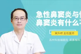 急性鼻窦炎与慢性鼻窦炎有什么不同视频封面