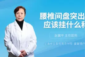 腰椎间盘突出症应该挂什么科视频封面