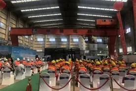 积水潭站盾构机始发 地铁19号线全线10座车站实现开工图片