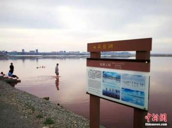 美翻了！“中国死海”山西运城盐湖变身“调色盘”